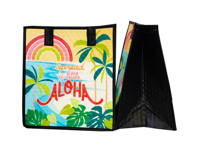Tropical Paper Garden Hawaiian Hot/Cold Reusable Medium Bag - SPREAD ALOHA