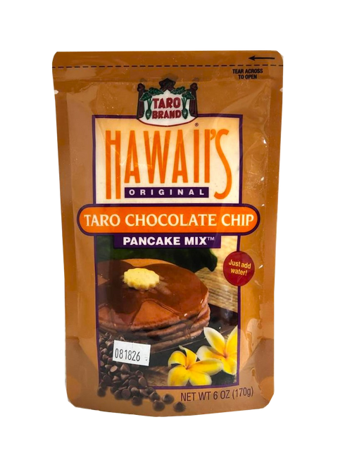 Taro Brand Hawaii's Original Taro Chocolate Chip Pancake Mix 6oz