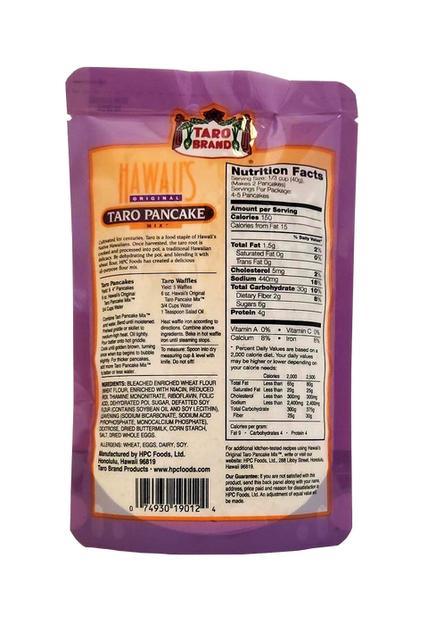 Taro Brand Hawaii's Original Taro Pancake Mix 6oz