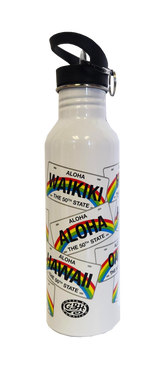 Gotta Be Hawaiian Stainless Steel Water Bottle - Hawaii License Plates