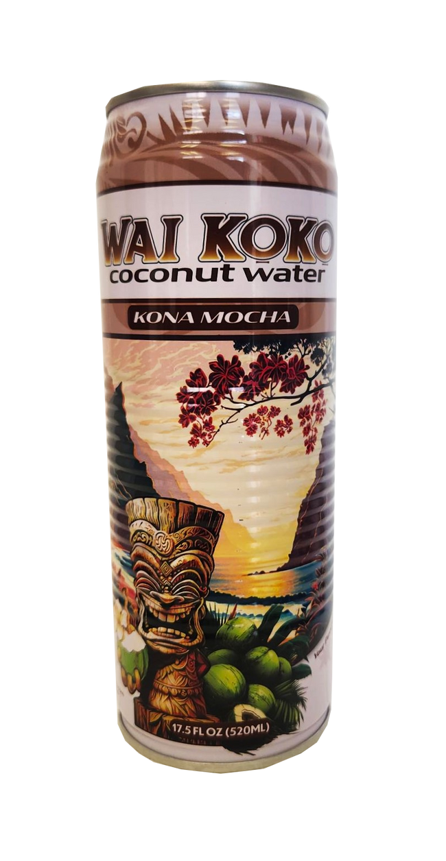 Wai Koko Coconut Water Kona Mocha 17.5 oz– Hawaii Food To You Wai Koko Coconut Water Kona Mocha 17.5 oz– Hawaii Food To You