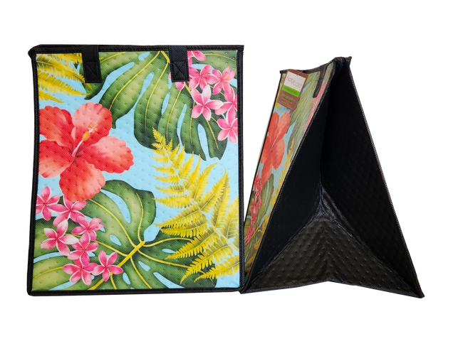 Tropical Paper Garden Hawaiian Hot/Cold Insulated Large Bag - WALLFLOWER SKY LRG