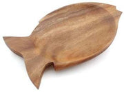 Wooden Dish Fish Tray 1" x 7.25" x 12"