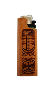 Woodland Lighter Case with Lighter - Tiki