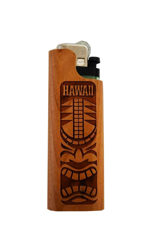 Woodland Lighter Case with Lighter - Tiki