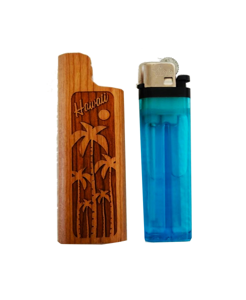 Woodland Lighter Case with Lighter - Tiki