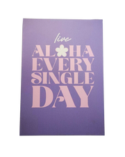 Wood Sign - Live Aloha Every Single Day