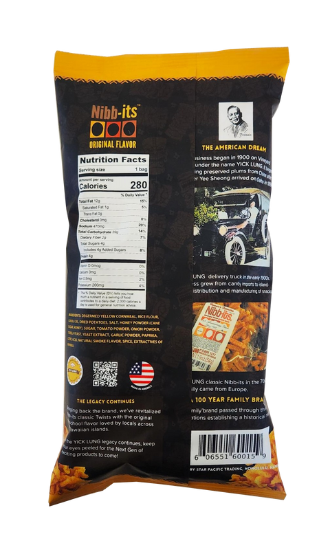 Yick Lung Nibb-Its Twists Original Flavor 2oz.