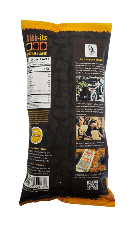 Yick Lung Nibb-Its Twists Original Flavor 4oz.
