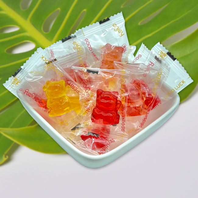 Enjoy Maneki Neko 3D Gummy "Limited Edition" Tub (Tropical Flavors) 10.58 oz