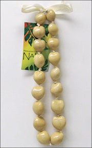Kukui Nut Choker - White
