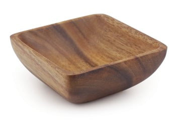 Wooden Square Sauce Dish