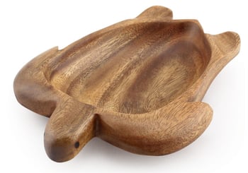 Wooden Honu Tray 1.5" x 7.5" x 10"