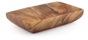 Wooden Rectangular Bowl 2" x 10" x 6"