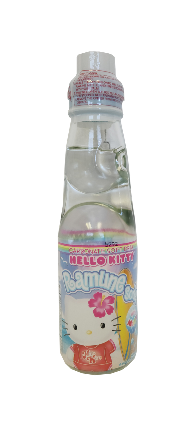 Hello Kitty Ramune Soda Drink - Original 6.6 oz.