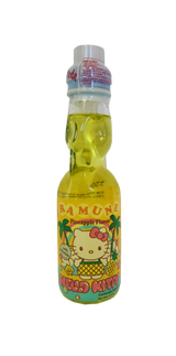 Hello Kitty Ramune Soda Drink - Pineapple 6.6 oz.