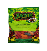 Jade Li Hing Sour Gummy Worms 2.5 oz (NOT FOR SALE TO CALIFORNIA)