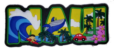 Magnet - Maui Block Rubber