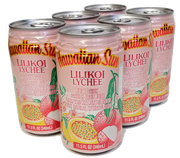 Hawaiian Sun Drink - Lilikoi Lychee 11.5oz (Pack  of 6)  **Limit of 8-6 Packs per purchase transaction**