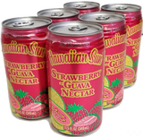 Hawaiian Sun Drink - Strawberry Guava 11.5oz (Pack of 6)  **Limit of 8-6 Packs per purchase transaction**