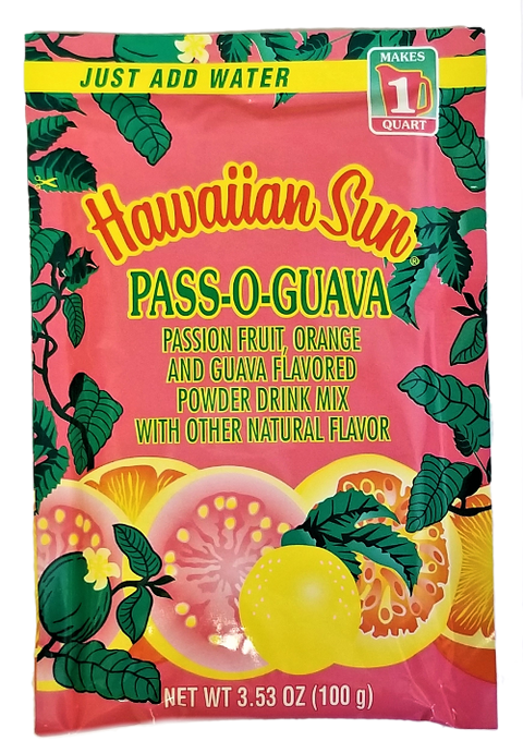 Hawaiian Sun Powdered Pass-O-Guava Nectar Drink Mix 3.53 oz