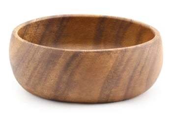 Wooden Round Dish 3" x 8"