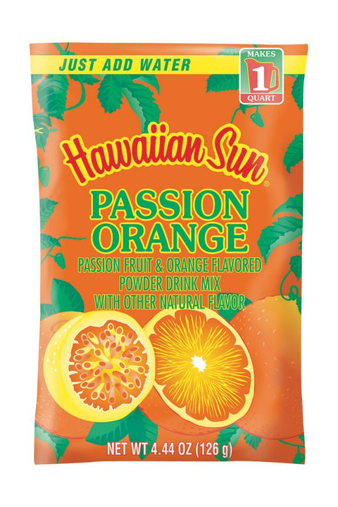 Hawaiian Sun Powdered Passion Orange Drink Mix 4.44oz