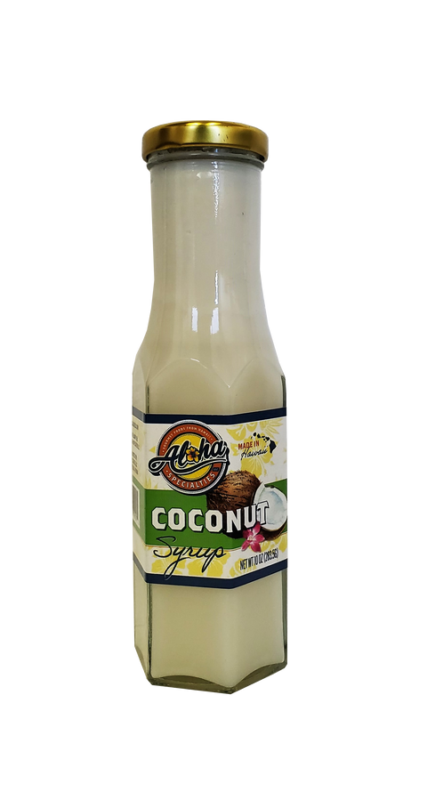 Aloha Specialties Coconut Syrup 10oz.