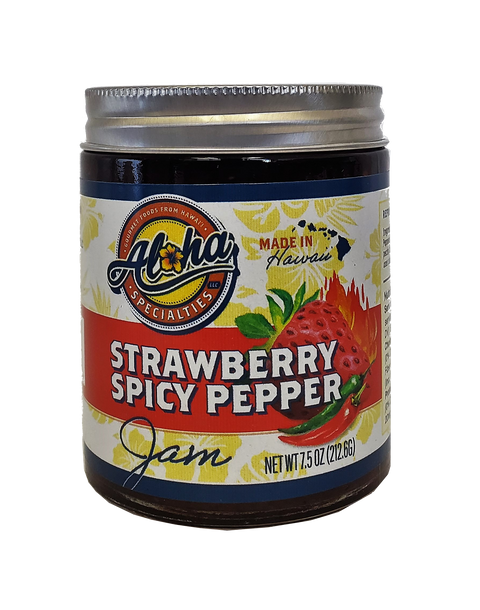 Aloha Specialties Strawberry Spicy Pepper Jam 7.5oz.