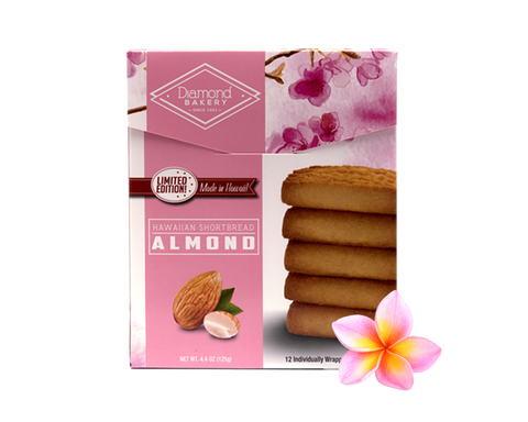 Diamond Bakery Hawaiian Shortbread Cookies 4.4 oz. - Almond