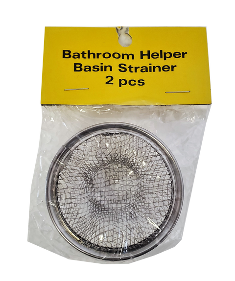 Bathroom Helper Stainless Steel Basin Strainer 2-5/8" 2pcs.