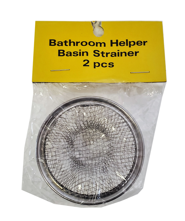 Bathroom Helper Stainless Steel Basin Strainer 2-5/8" 2pcs.