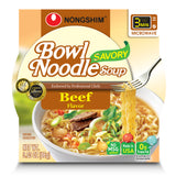 Nongshim Bowl Noodle Soup Beef Flavor 3.03 oz