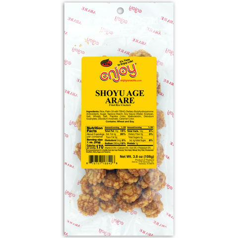Enjoy Shoyu Age Arare 3.8oz.