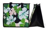 Tropical Paper Garden Hawaiian Hot/Cold Reusable Medium Tote Bag - HAU GREEN TOTE