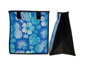 Tropical Paper Garden Hawaiian Hot/Cold Reusable Medium Bag - HAVEN BLUE