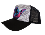 Hawaiian Headwear Photo Sunset Foam Trucker Hat