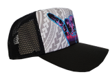 Hawaiian Headwear Photo Sunset Foam Trucker Hat