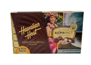 Hawaiian Host Milk Chocolate "ALOHAMACS" Creamy Milk Chocolate Covered Macadamias 6 Pack/6oz