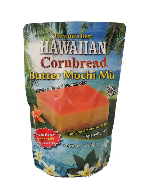 Hawaii's Best Hawaiian Cornbread Butter Mochi Mix 16oz