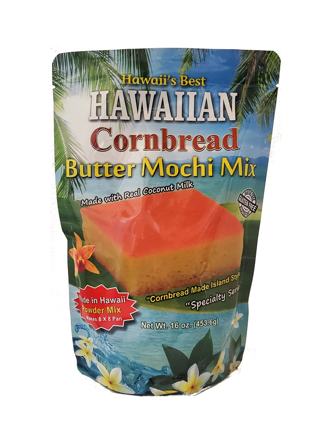 Hawaii's Best Hawaiian Cornbread Butter Mochi Mix 16oz