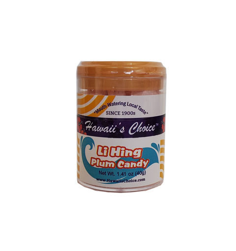 Yick Lung Hawaii's Choice Li Hing Plum Candy 1.41 oz (NOT FOR SALE TO CALIFORNIA)