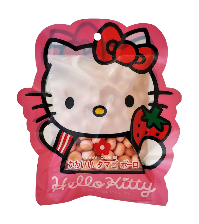 Hello Kitty Strawberry Kawaii Honey Ball Cookies 2.12oz.