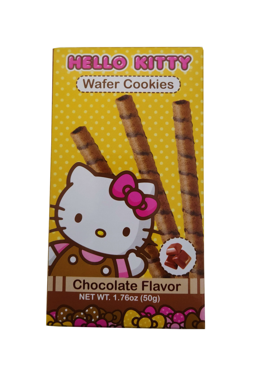 Hello Kitty Wafer Cookies Chocolate Flavor 1.76oz Hawaii Food To You
