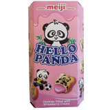 Hello Panda Biscuits with Strawberry Cream 2oz