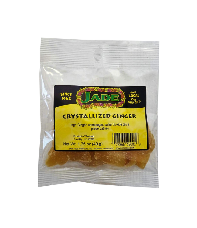 Jade Crystallized Ginger 1.75 oz (NOT FOR SALE TO CALIFORNIA)