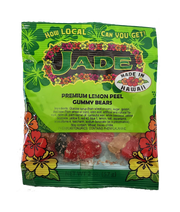 Jade Premium Lemon Peel Gummy Bears 2 oz (NOT FOR SALE TO CALIFORNIA)