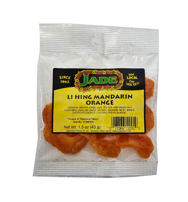 Jade Li Hing Mandarin Orange 1.5 oz (NOT FOR SALE TO CALIFORNIA)