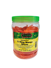 Jade Dehydrated Li Hing Mango Slices 2LB Jar (NOT FOR SALE TO CALIFORNIA)