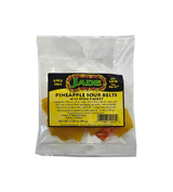 Jade Pineapple Sour Belts w/ Li Hing Packet 2.25 oz (NOT FOR SALE TO CALIFORNIA)
